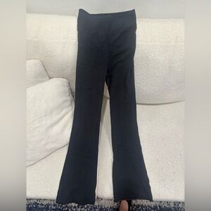 Skims Cotton Jersey Foldover Pant in Soot